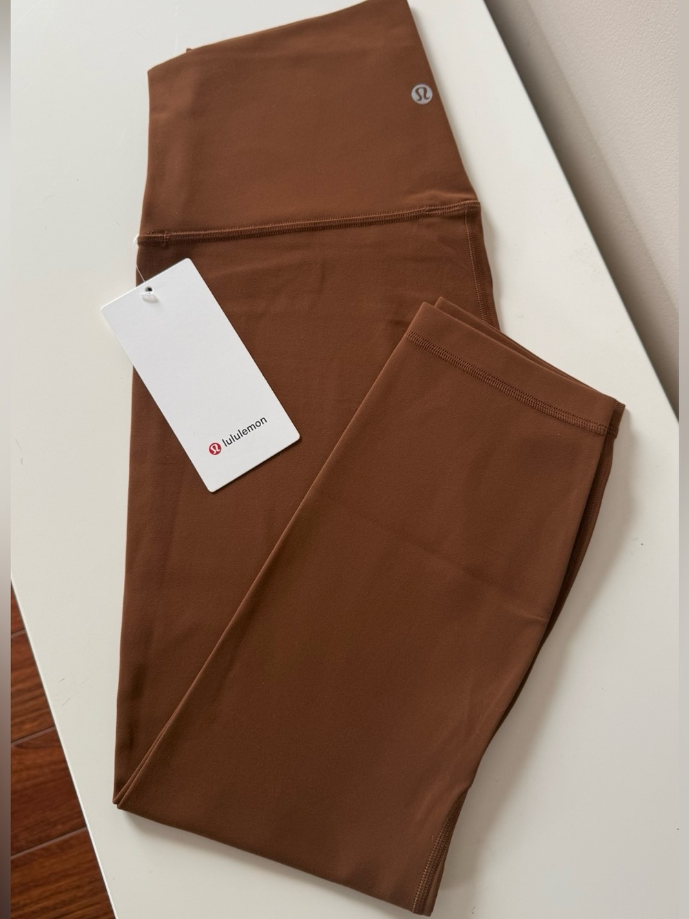 Size 10 align HR pant crop 23” roasted brown NWT